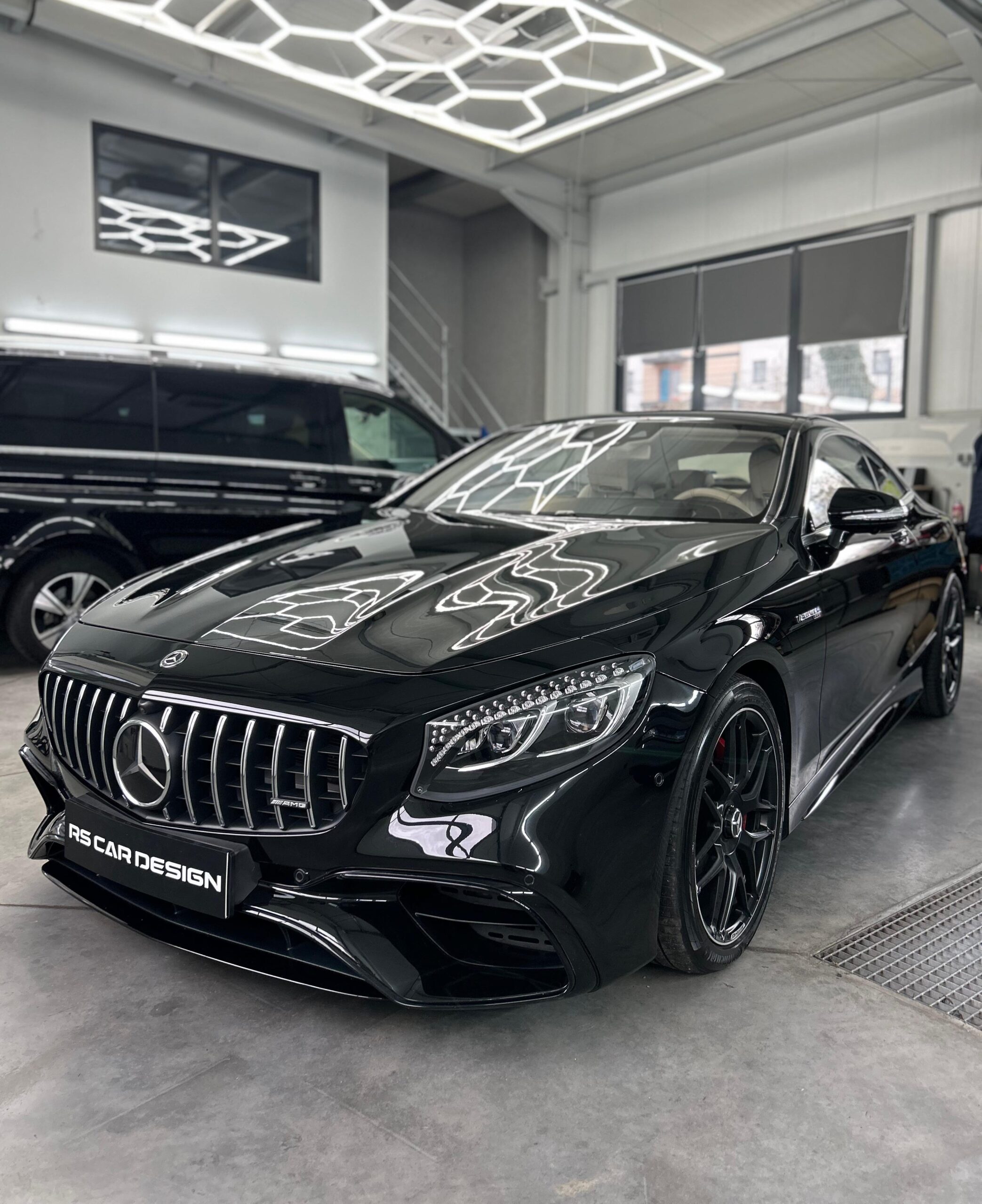 Zabezpieczenie folią ochronną (połysk): Mercedes S63 AMG